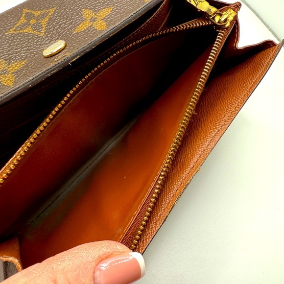 Louis Vuitton Brown Monogram Porte Tresor International Sarah Long Wallwt - Picture 8 of 12